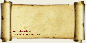 Koča Rnić vizit kartica